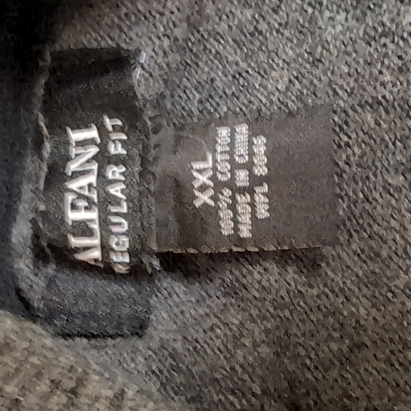 XXL men's zippered cardigan sweater by Alfani - Picture 2 of 5